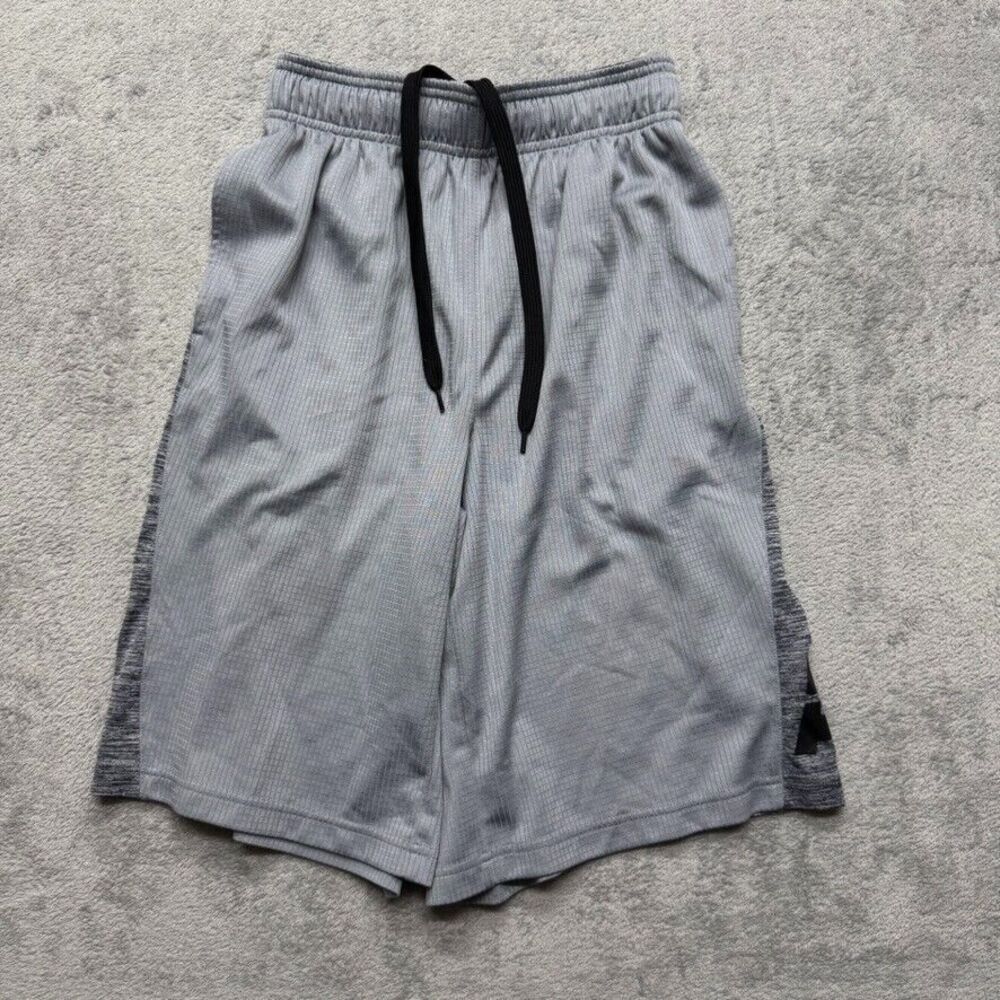 Tapout Athletic Shorts Mens Small Gray‎ Spell Out Measured 24x11 MMA UFC